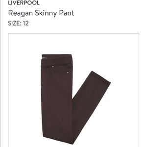 EUC Liverpool Reagan skinny pant 12 Stitchfix